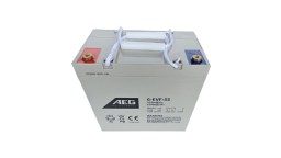 ΜΠΑΤΑΡΙΑ AEG MOTIVE 6-EVF-55 ΒΑΘΕΙΑΣ ΕΚΦΟΡΤΙΣΗΣ VRLA GEL 12V65AH c20